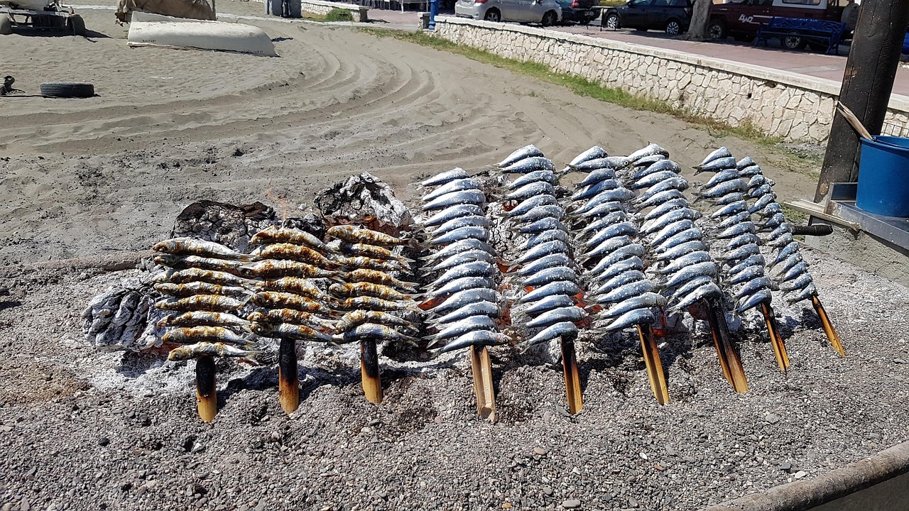 Un piatto di pesce azzurro fresco, simbolo delle sagre adriatiche di fine maggio.