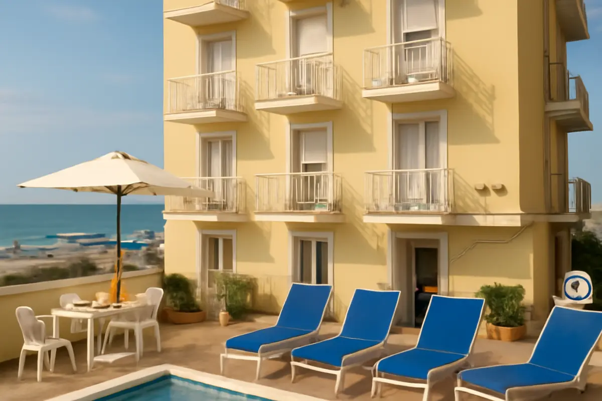 Alloggi economici a Riccione sul mare: le sistemazioni 2 stelle che sorprendono per servizi inclusi