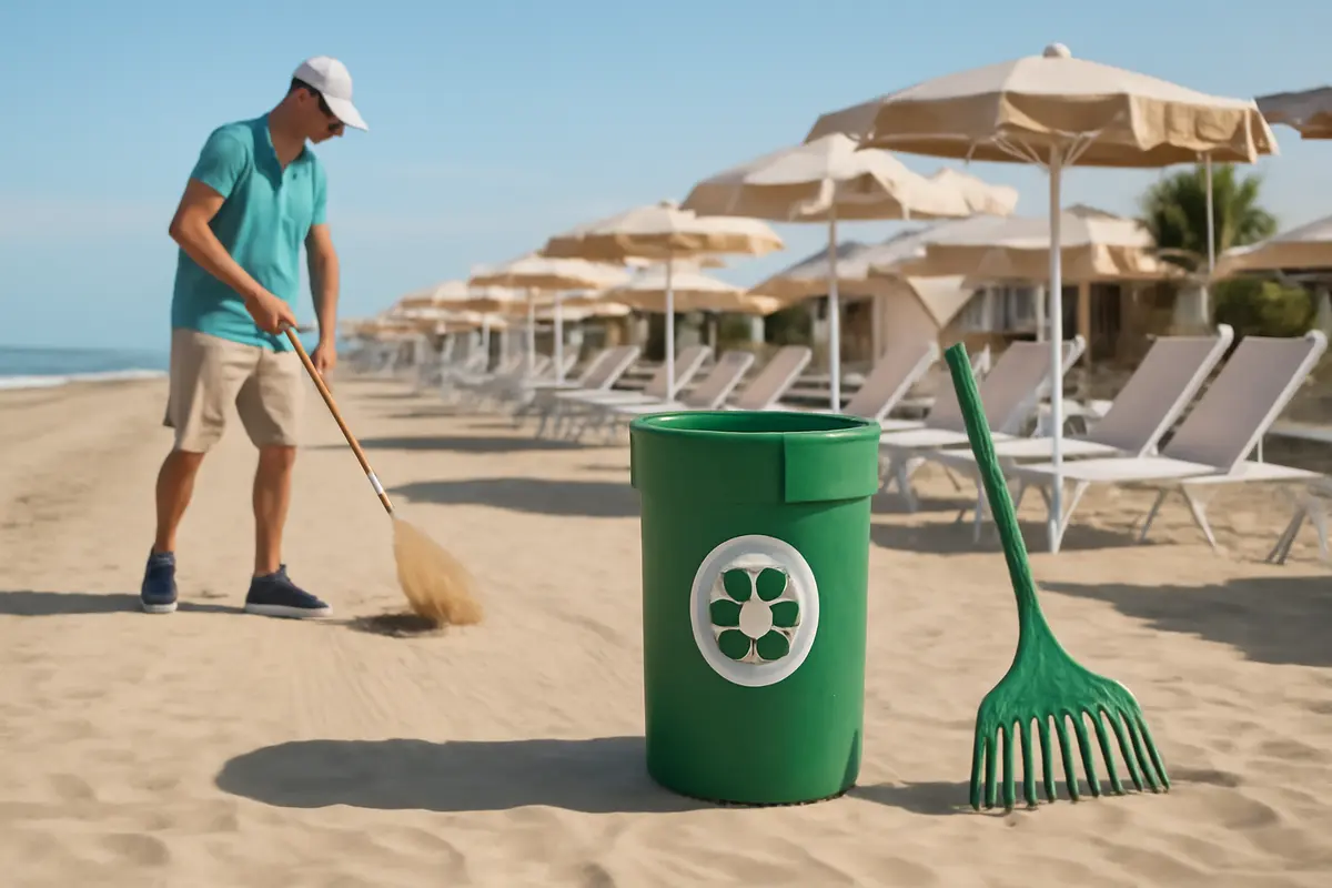 Riccione spiagga pulita: come si distingue e quali stabilimenti si impegnano di più nell’ecologia