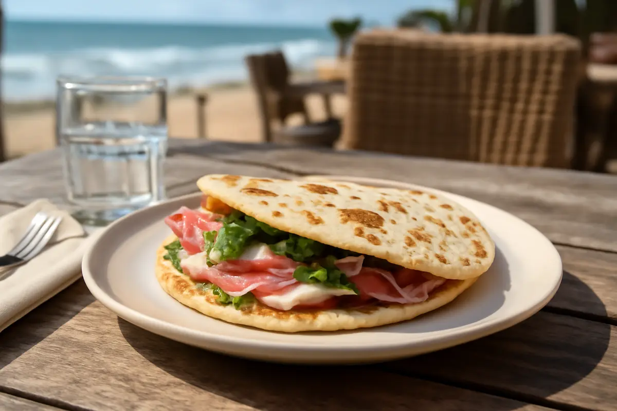 Piadina romagnola originale: come riconoscere quella fatta a regola d’arte nei ristoranti sul mare