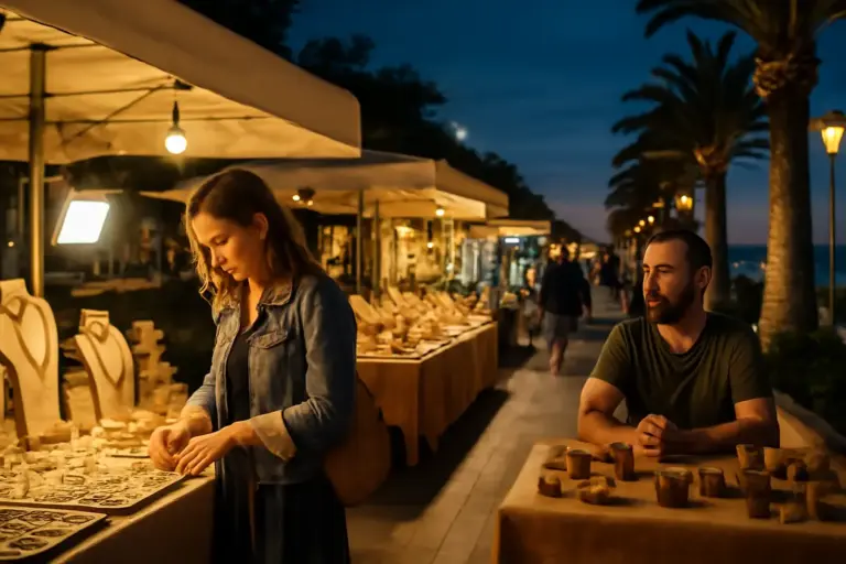 Mercatini serali a Riccione sul lungomare: dove trovare i migliori artigiani e souvenir originali