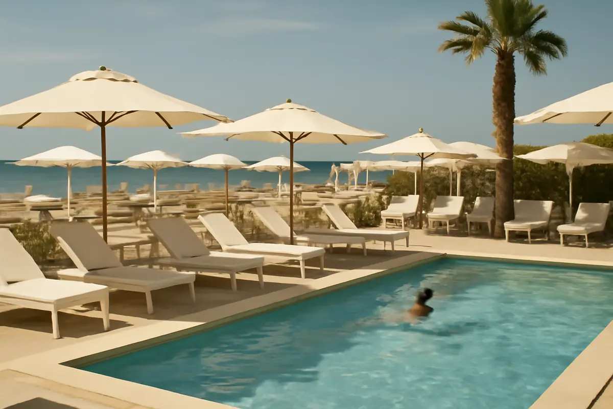 Lido attrezzato con piscina sulla spiaggia a Riccione: l’indirizzo per un’esperienza esclusiva